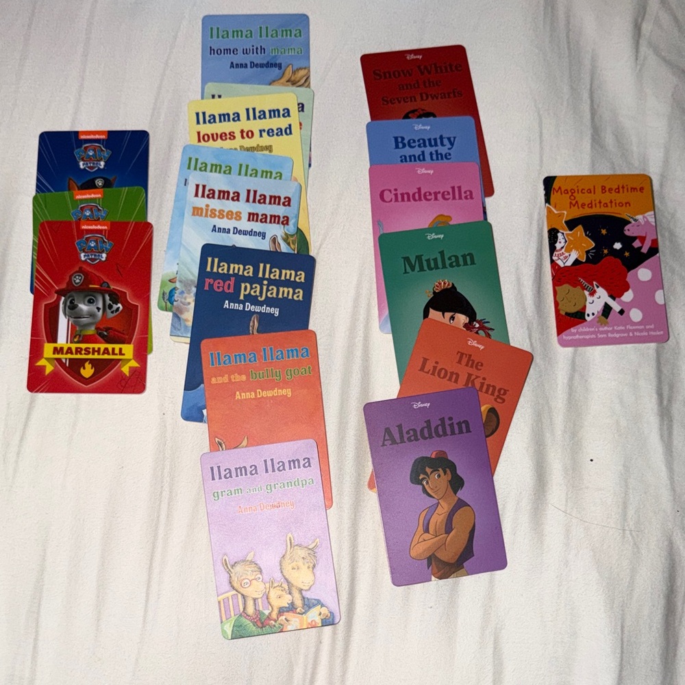Yoto Cards- Llama Lama Collection, Paw Patrol, Princess, Fairy Tales, Bedtime